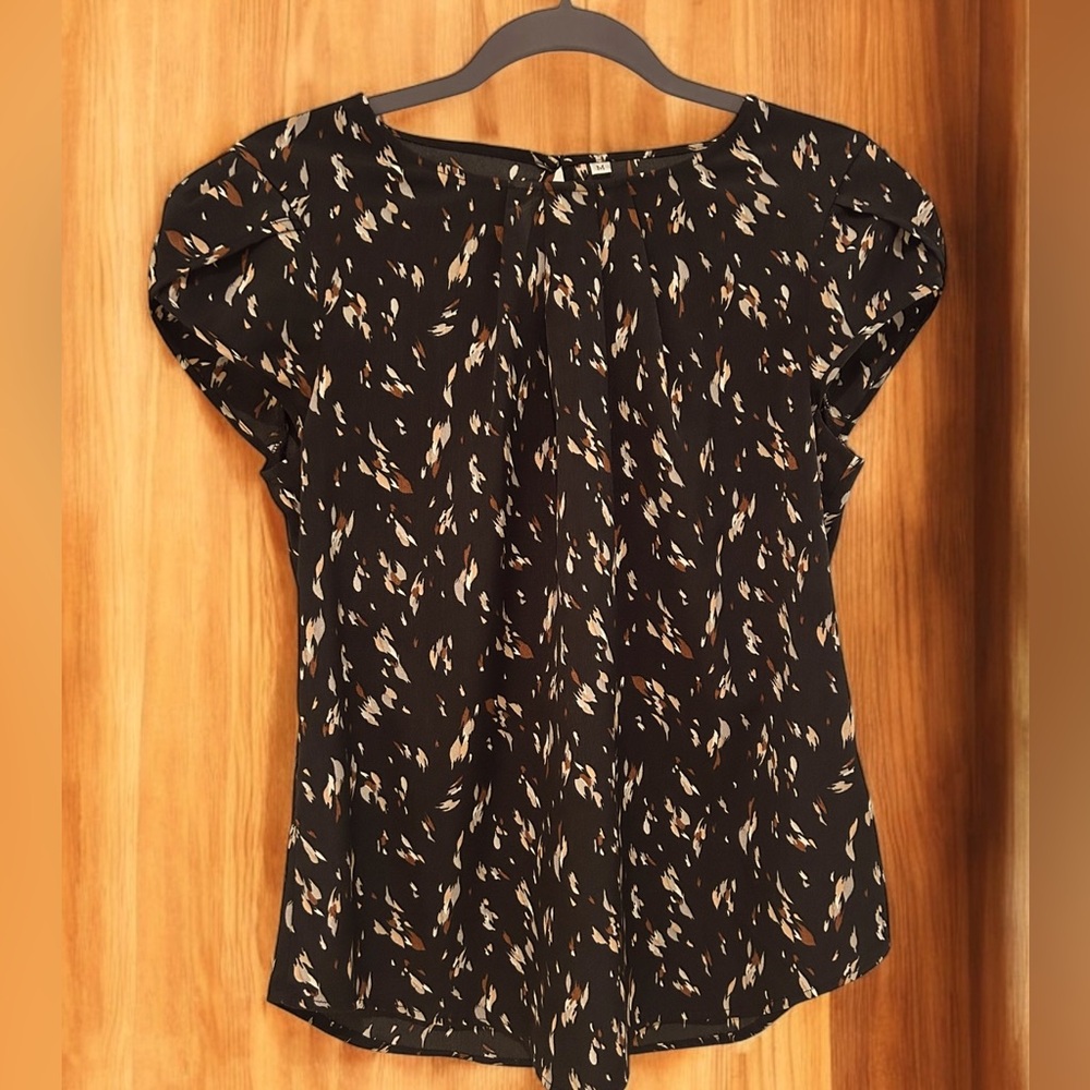 Retro Printed Blouse